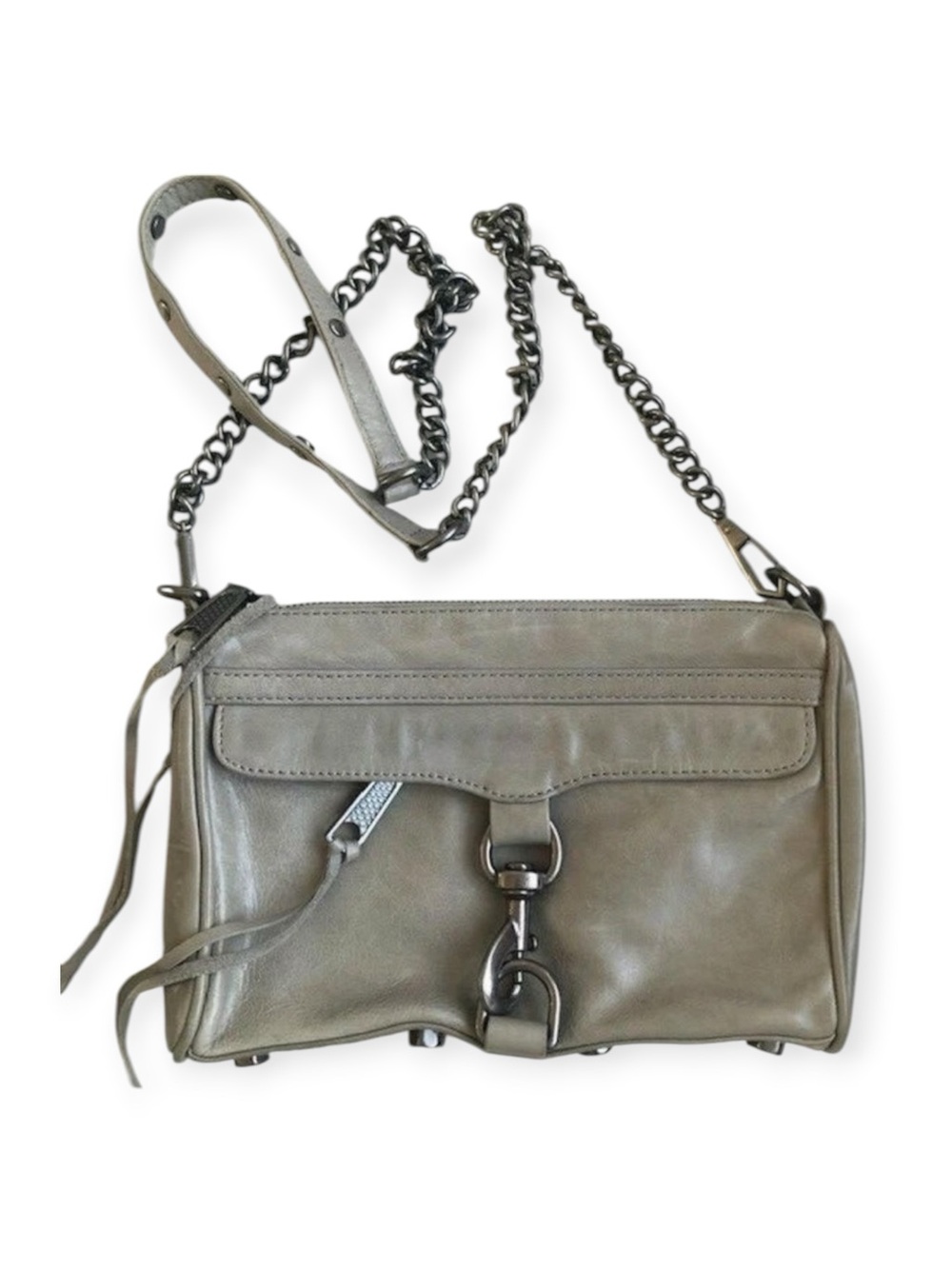 Rebecca Minkoff Crossbody
MINI MAC silver Bag Chain and Leather Strap